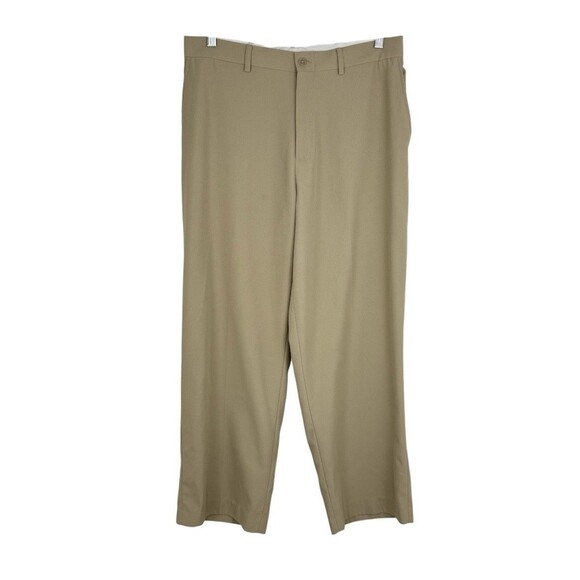 IZOD XFG Performance Golf Pants Mens 36x30 Beige - Picture 1 of 15
